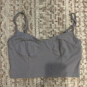 Light purple crop top